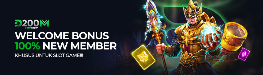 PROMO BONUS NEW MEMBER 100% SLOT