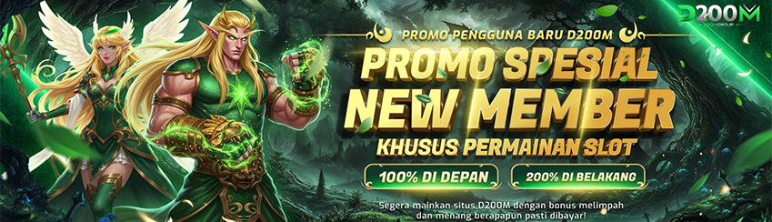 PROMO BONUS NEW MEMBER 100% & 200% SLOT